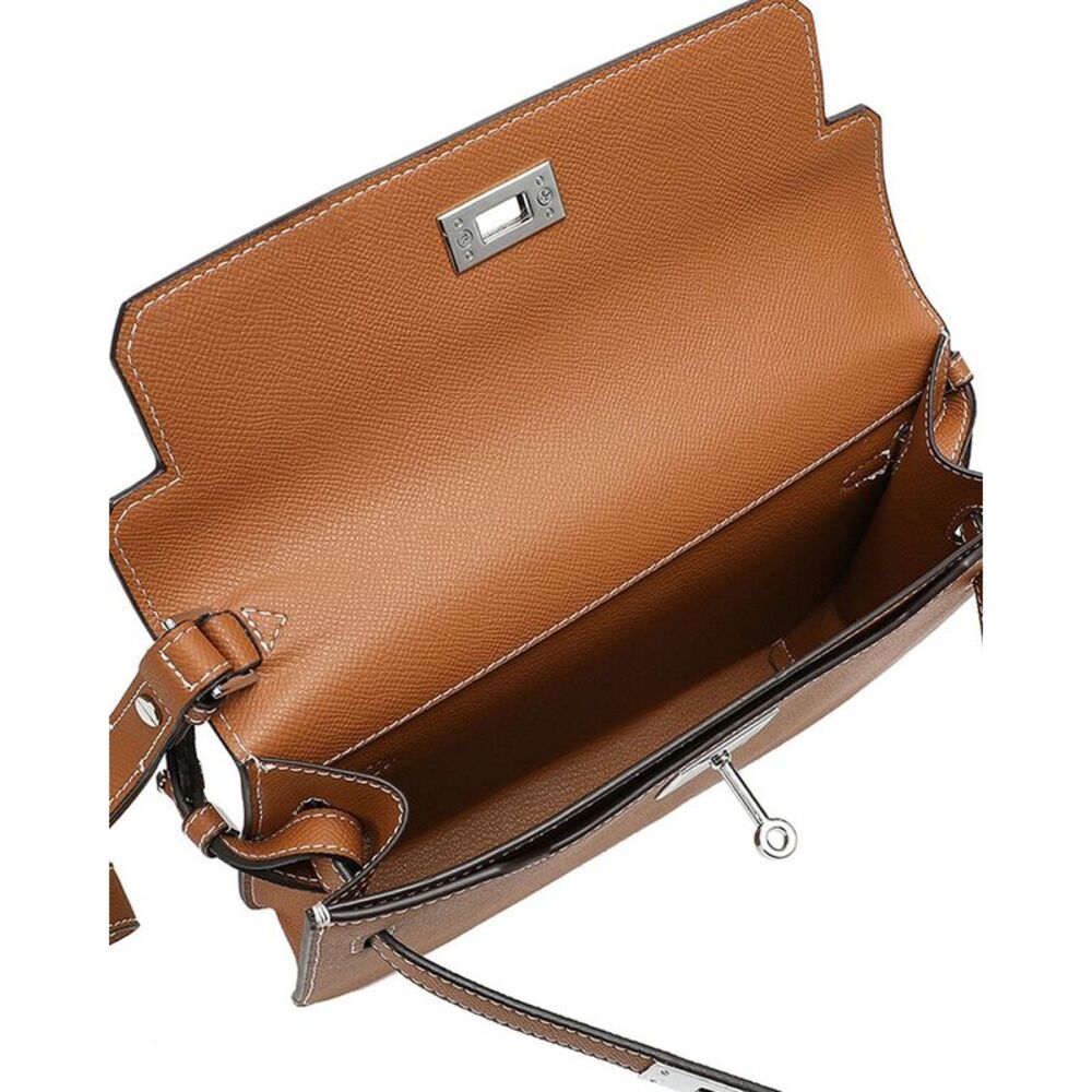 Tiffany & Fred Paris Togo Leather Crossbody - Picture 3 of 3